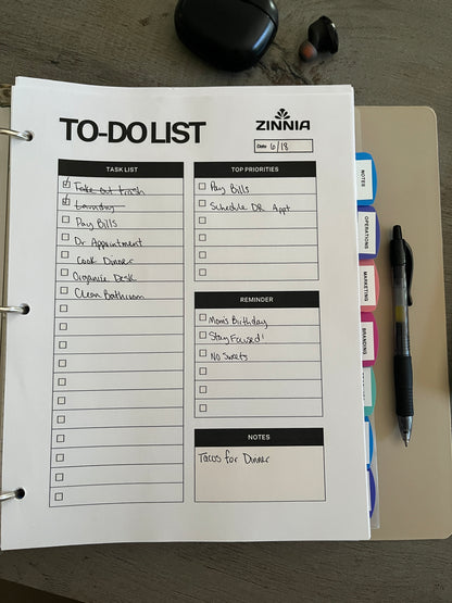 To-Do List Printable PDF