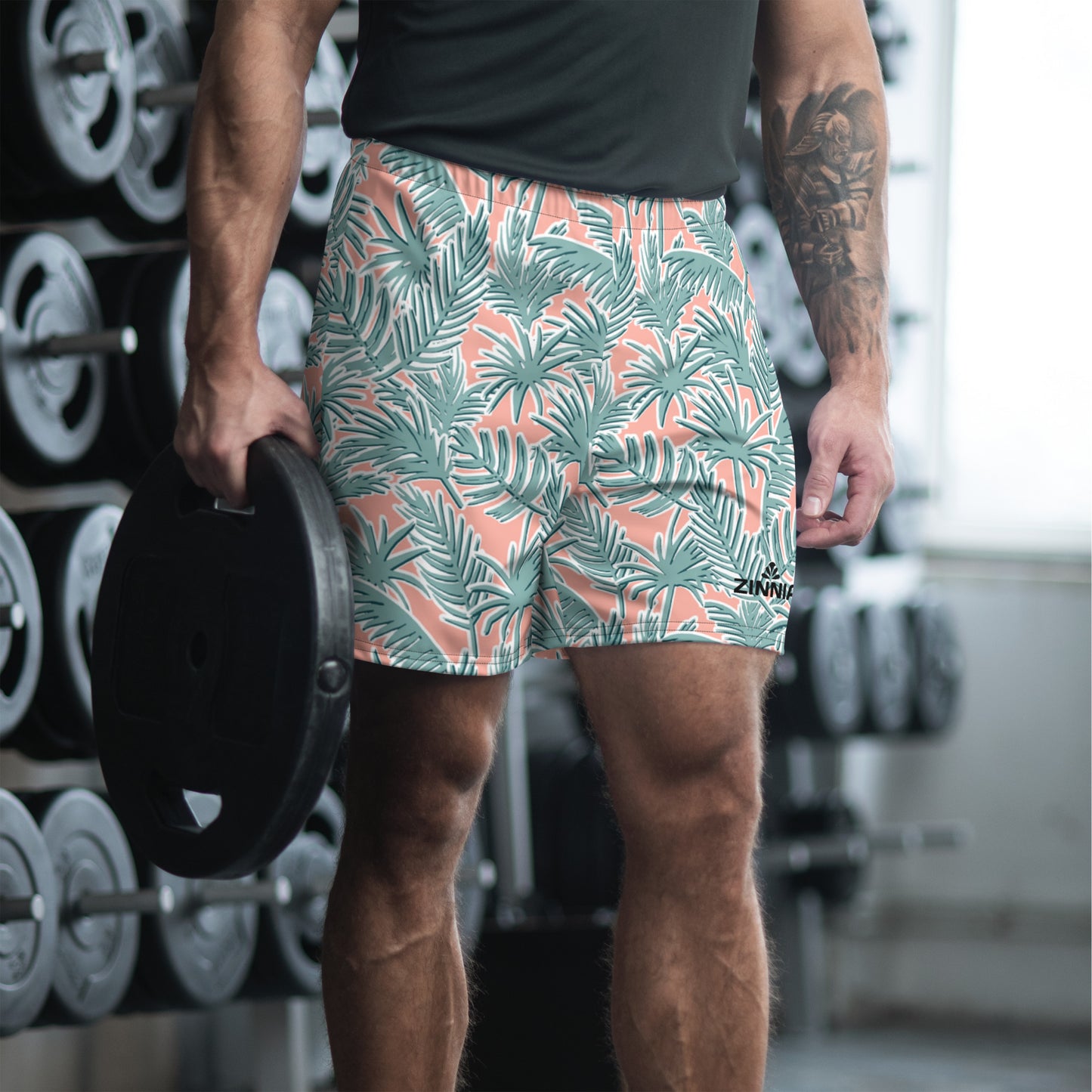 Men's Floral Recycled Athletic Shorts