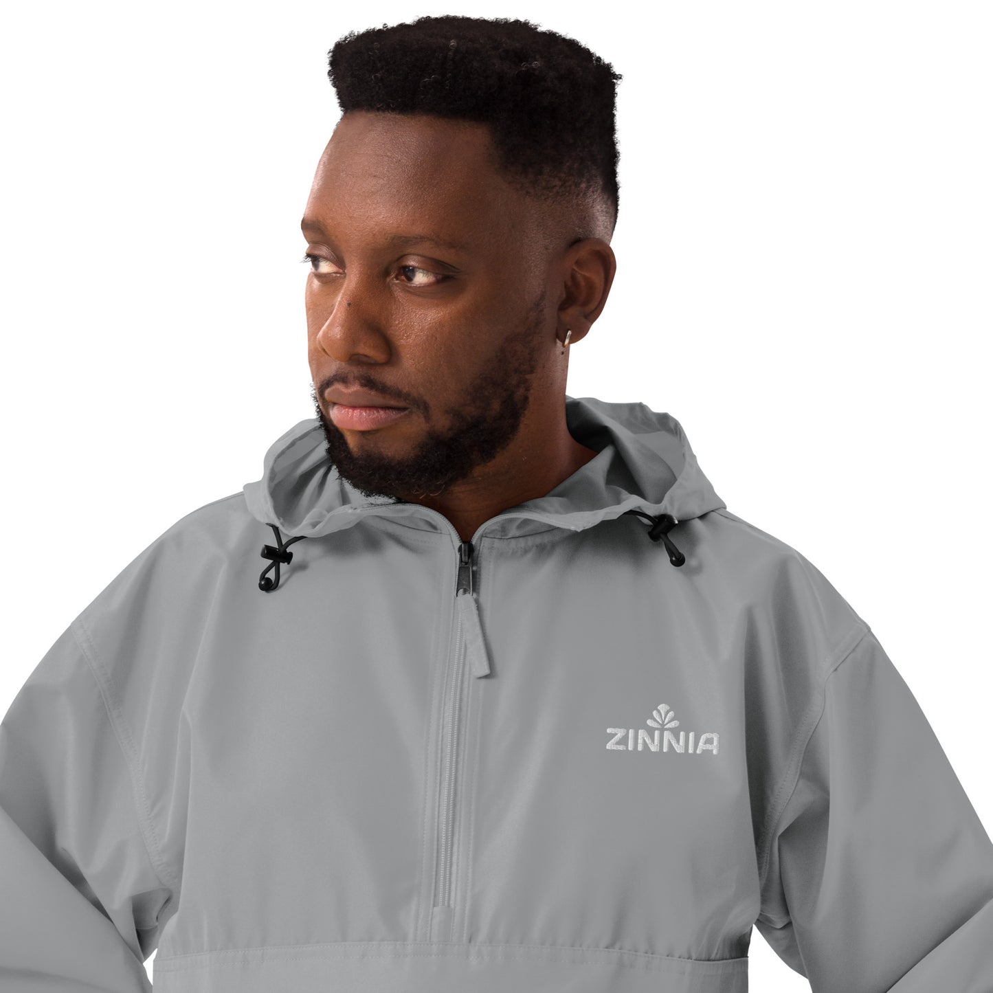 Zinnia X Champion Embroidered Packable Jacket